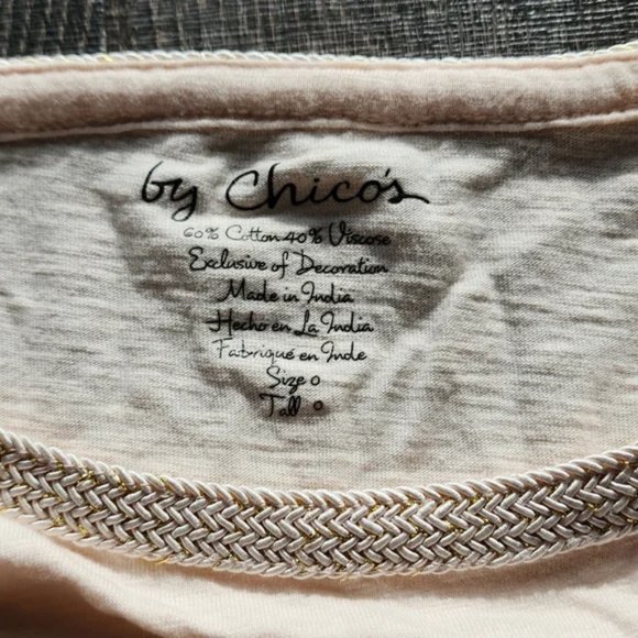 🍁 Chico's 3/4 sleeve T-Shirt 🍁 - Picture 2 of 3